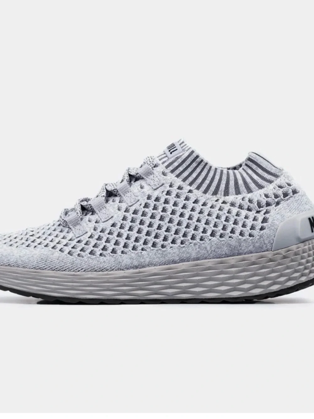 NOBULL Grey AllDay Knit Runner Sneakers - Picture 2 of 5